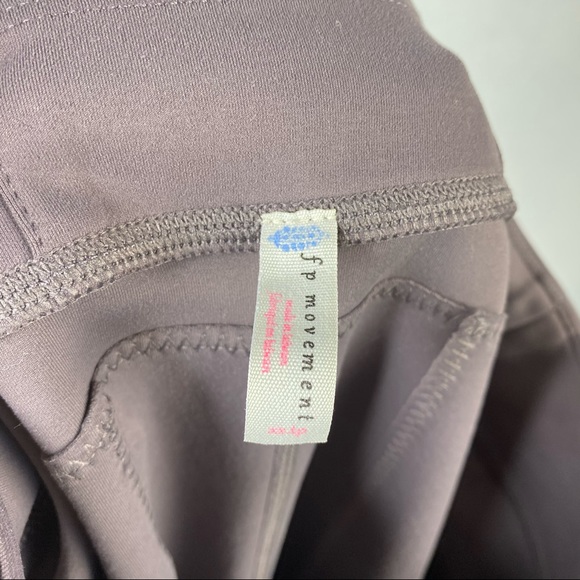 Free People Movement Purple Mauve Athletic Leggings Sz XS - Picture 3 of 5